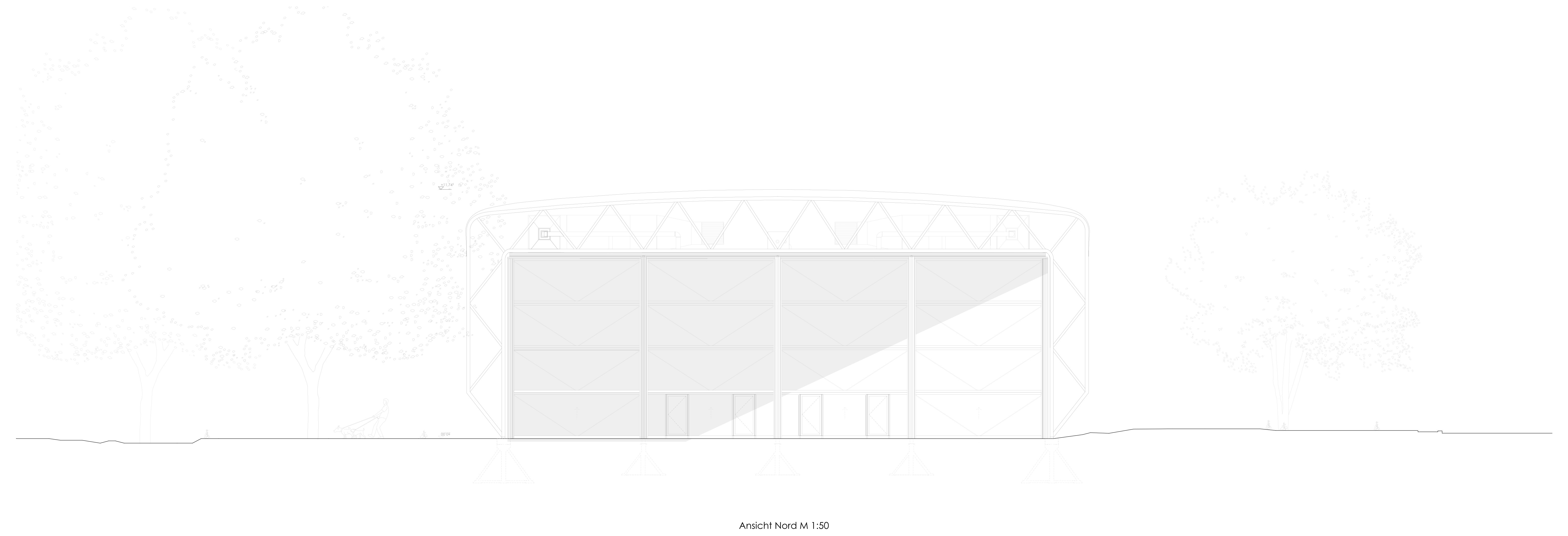 Temporäre Aula — Raumplan