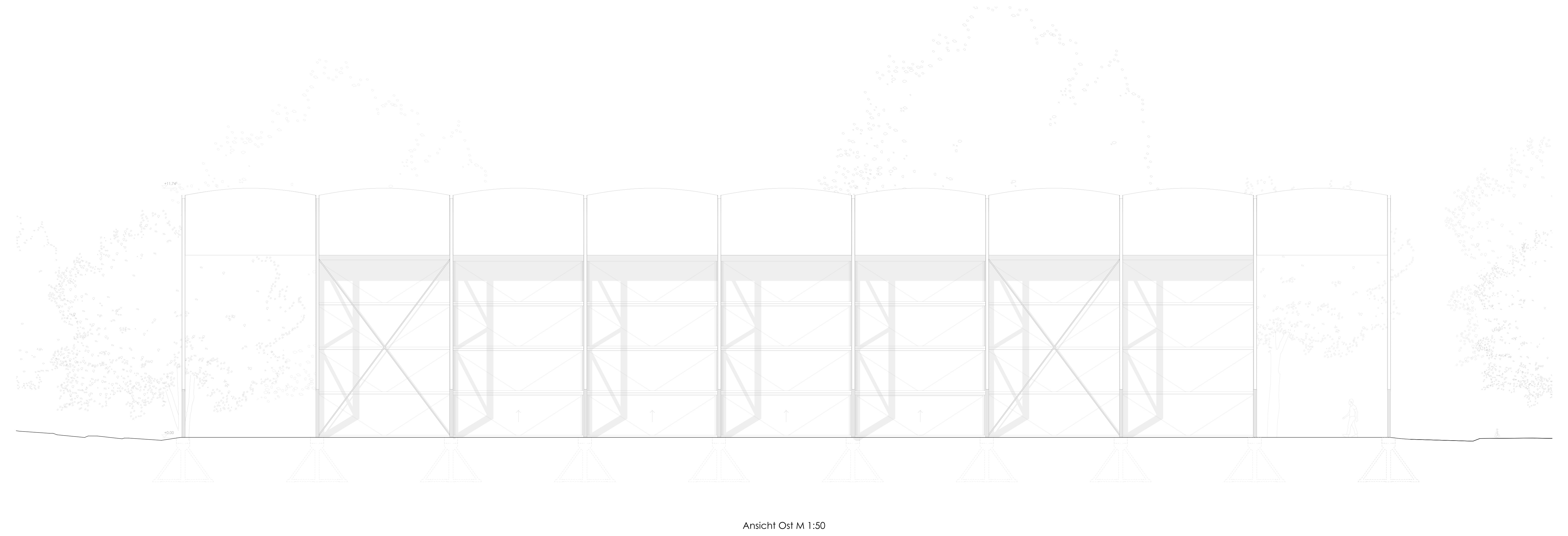 Temporäre Aula — Raumplan