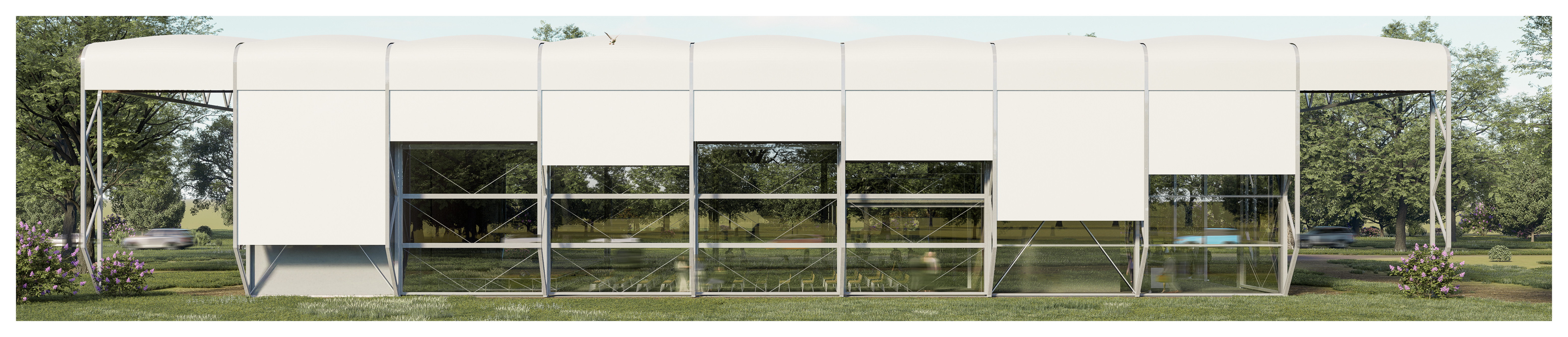Temporäre Aula — Raumplan