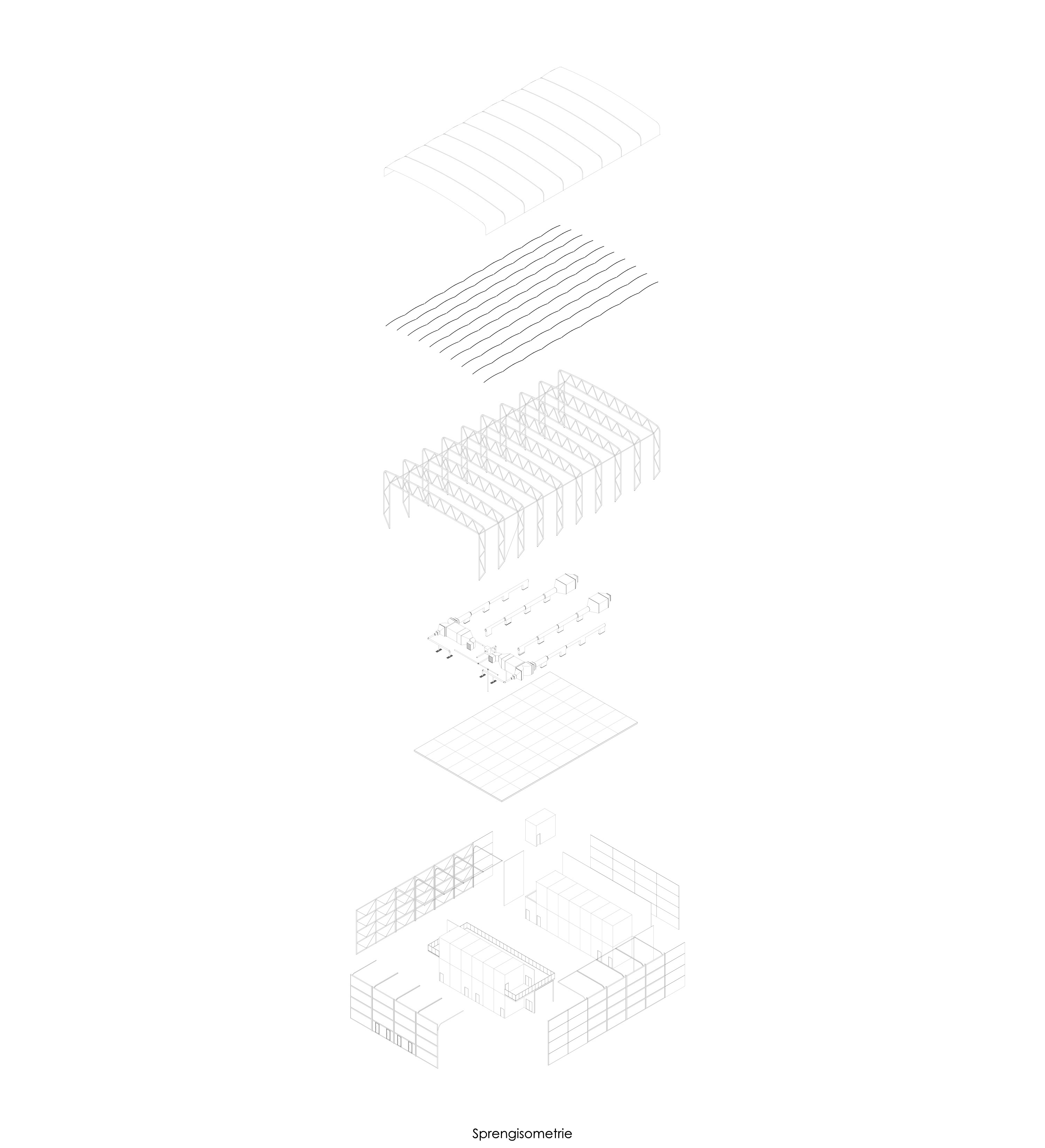 Temporäre Aula — Raumplan