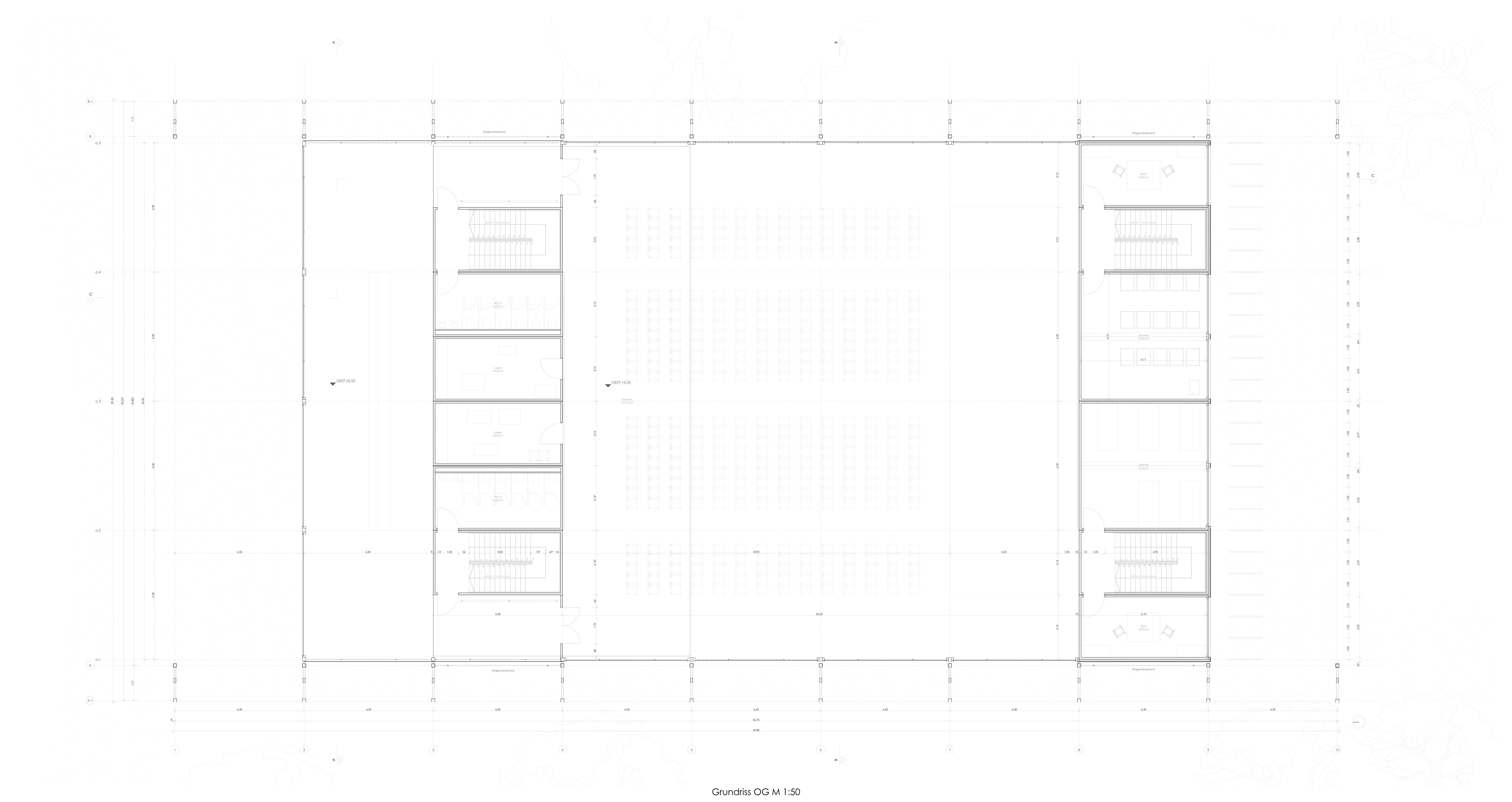 Temporäre Aula — Raumplan
