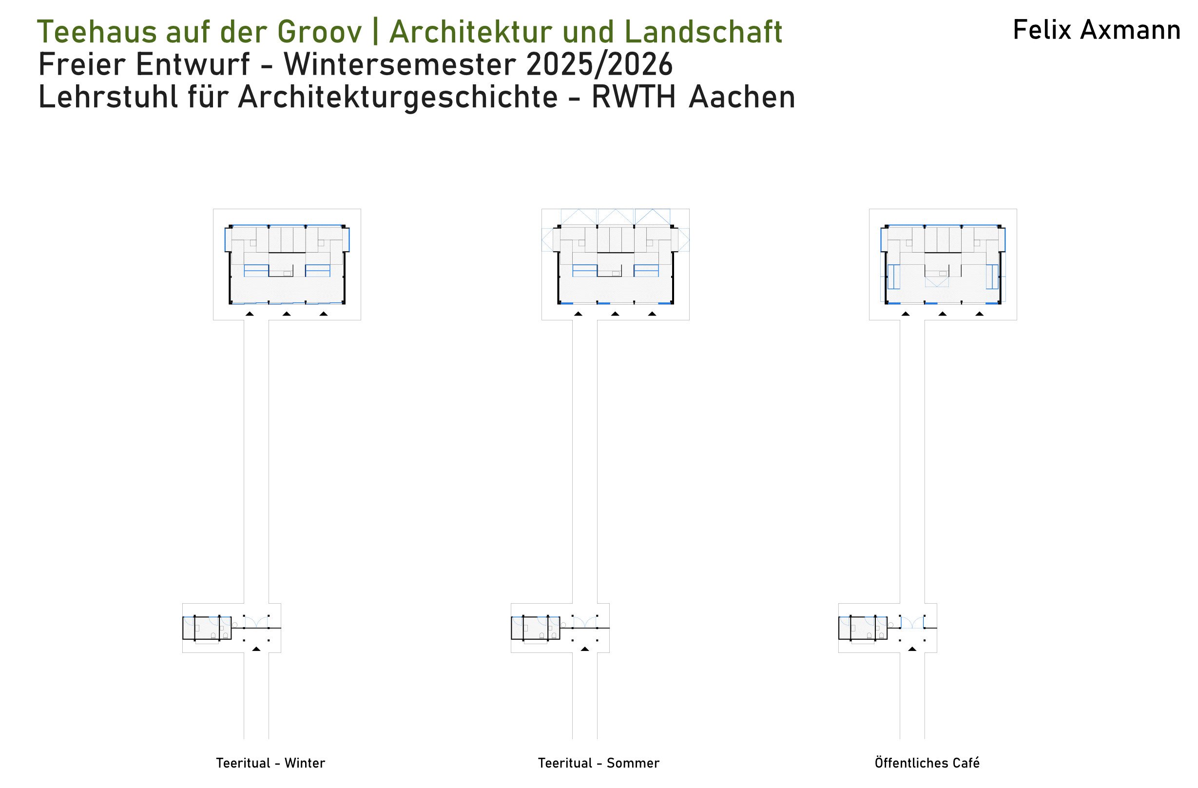 Teehaus — floor plan
